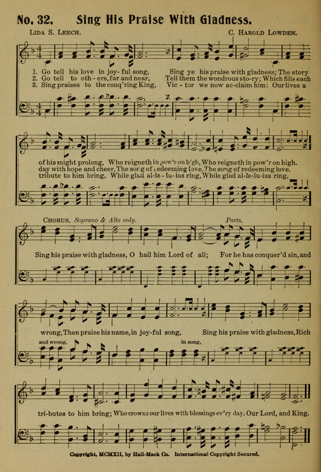 Ideal Sunday School Hymns page 32