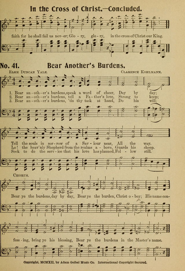 Ideal Sunday School Hymns page 41