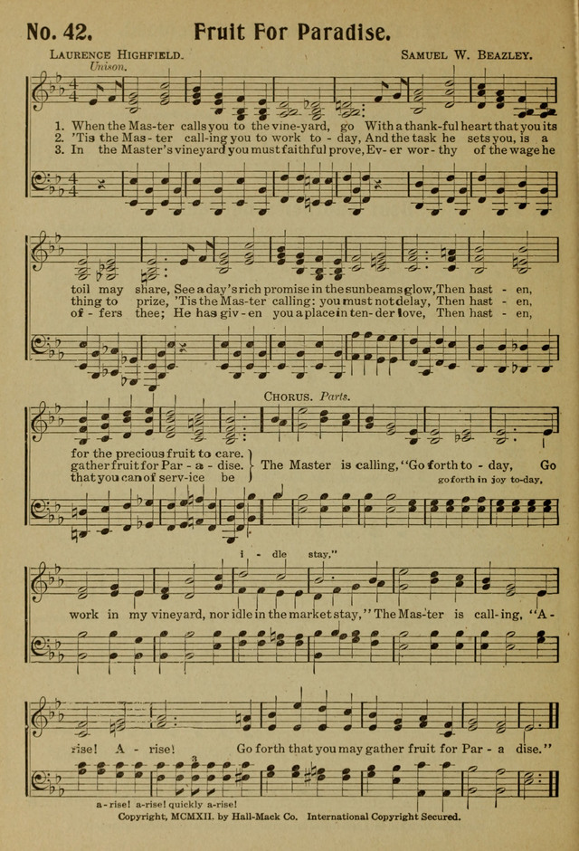 Ideal Sunday School Hymns page 42