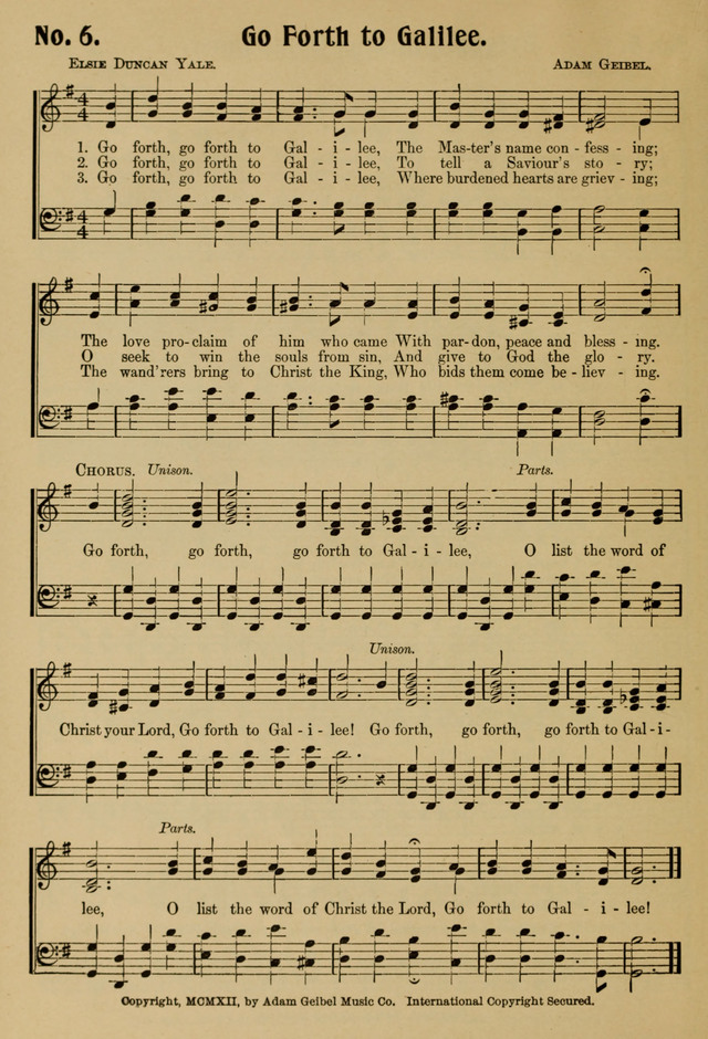 Ideal Sunday School Hymns page 6