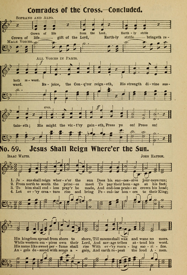 Ideal Sunday School Hymns page 69