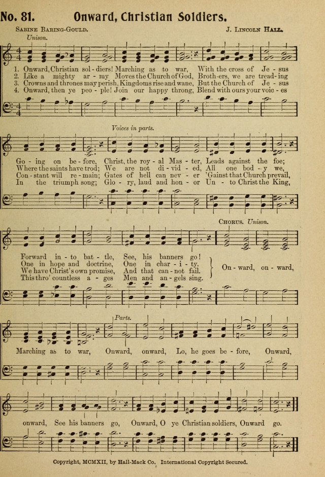 Ideal Sunday School Hymns page 81