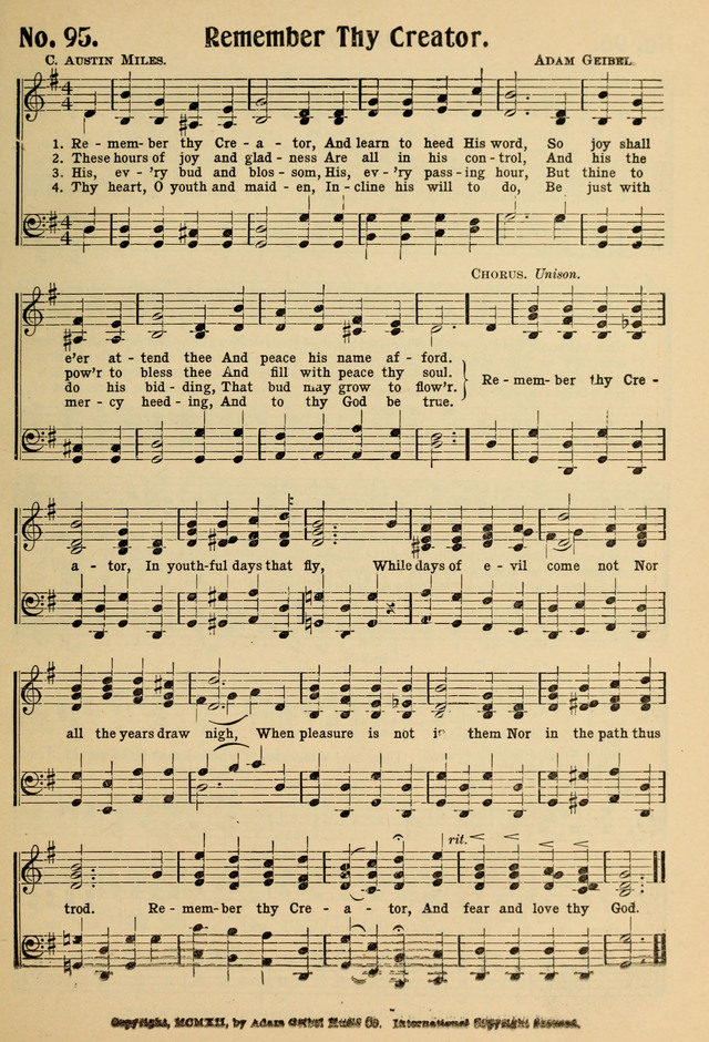 Ideal Sunday School Hymns page 95