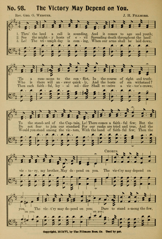 Ideal Sunday School Hymns page 98