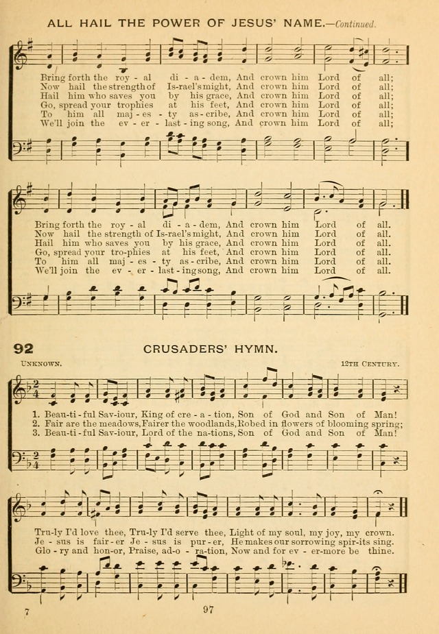 Imperial Songs: for Sunday schools, social meetings, Epworth leagues, revival services page 102