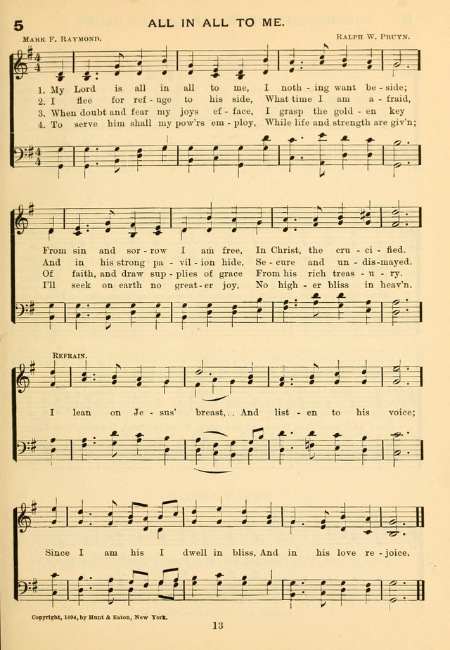 Imperial Songs: for Sunday schools, social meetings, Epworth leagues, revival services page 18