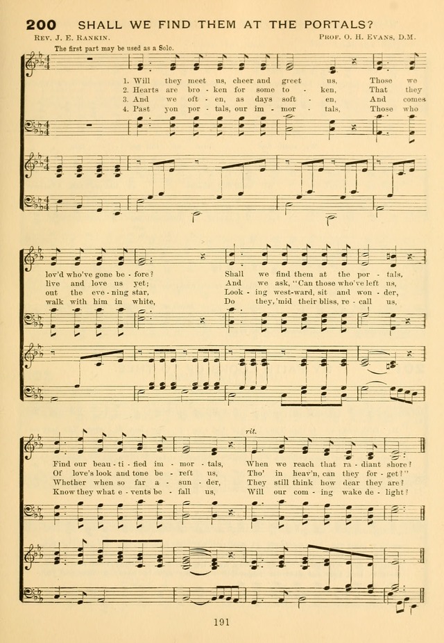 Imperial Songs: for Sunday schools, social meetings, Epworth leagues, revival services page 196