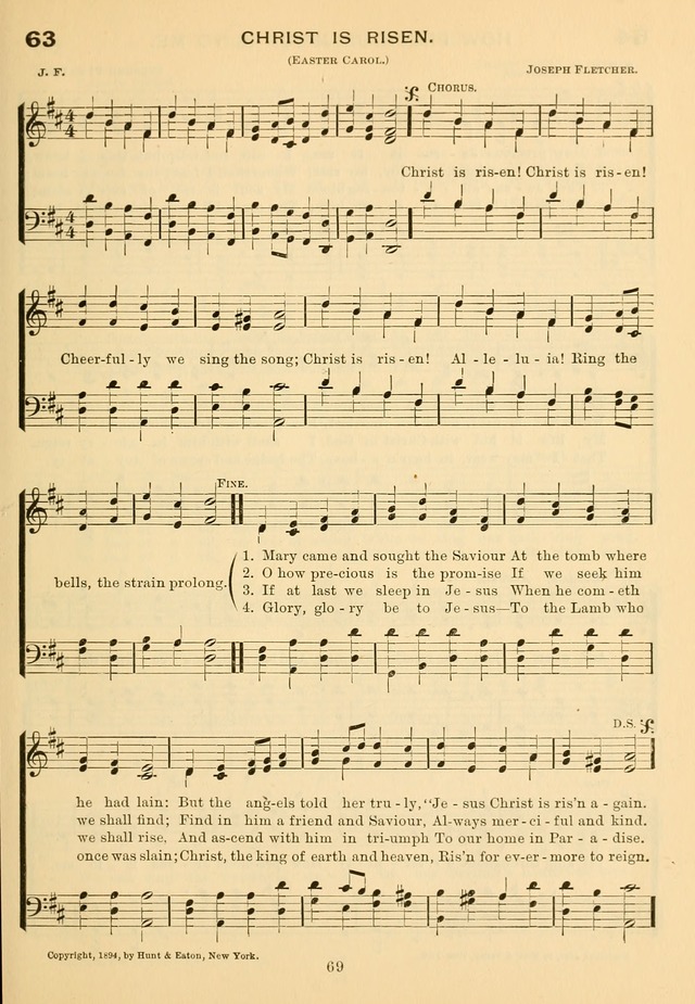 Imperial Songs: for Sunday schools, social meetings, Epworth leagues, revival services page 74