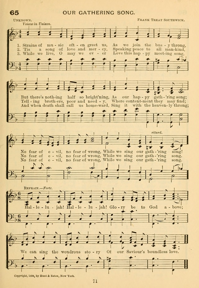 Imperial Songs: for Sunday schools, social meetings, Epworth leagues, revival services page 76