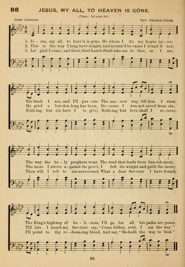 Imperial Songs: for Sunday schools, social meetings, Epworth leagues, revival services page 99