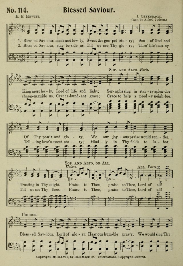 Jubilate : A Modern Sunday-School Hymnal page 115