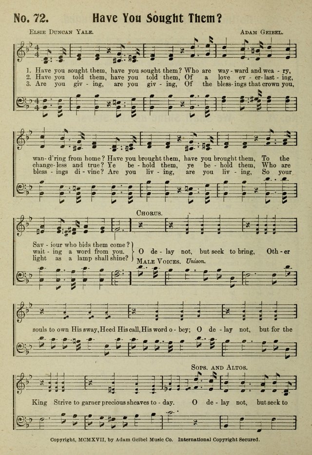 Jubilate : A Modern Sunday-School Hymnal page 73