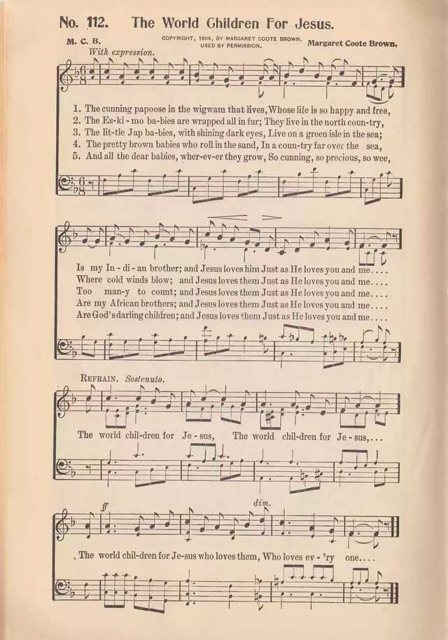 Jewels for Juniors: a choice collection of Songs, Exercises and Readings page 104