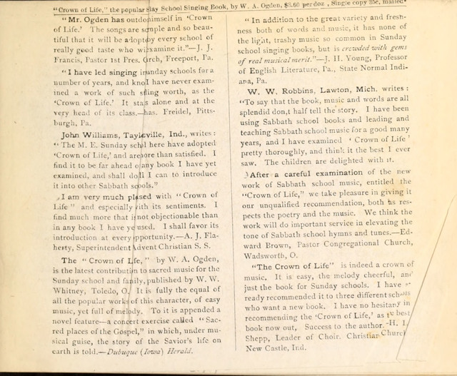 Joy Bells page ii