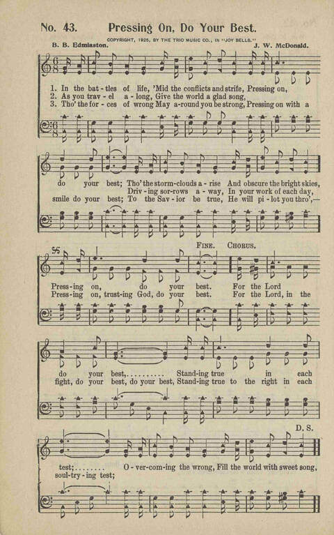 Joy Bells: for Christian work and worship page 46