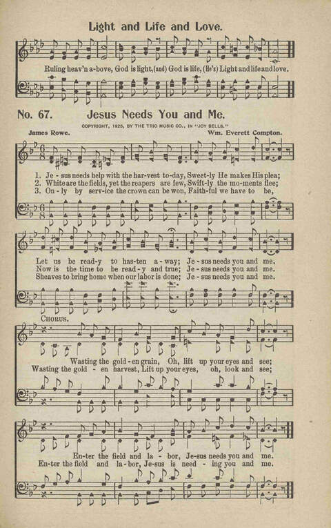 Joy Bells: for Christian work and worship page 71