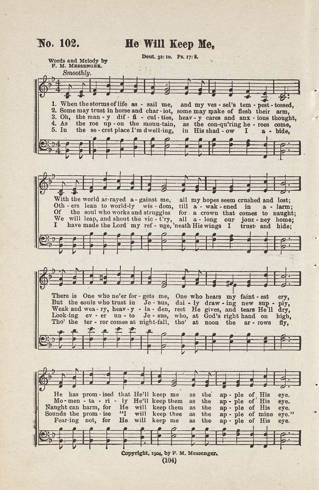 The Joy Bells of Canaan or Burning Bush Songs No. 2 page 102
