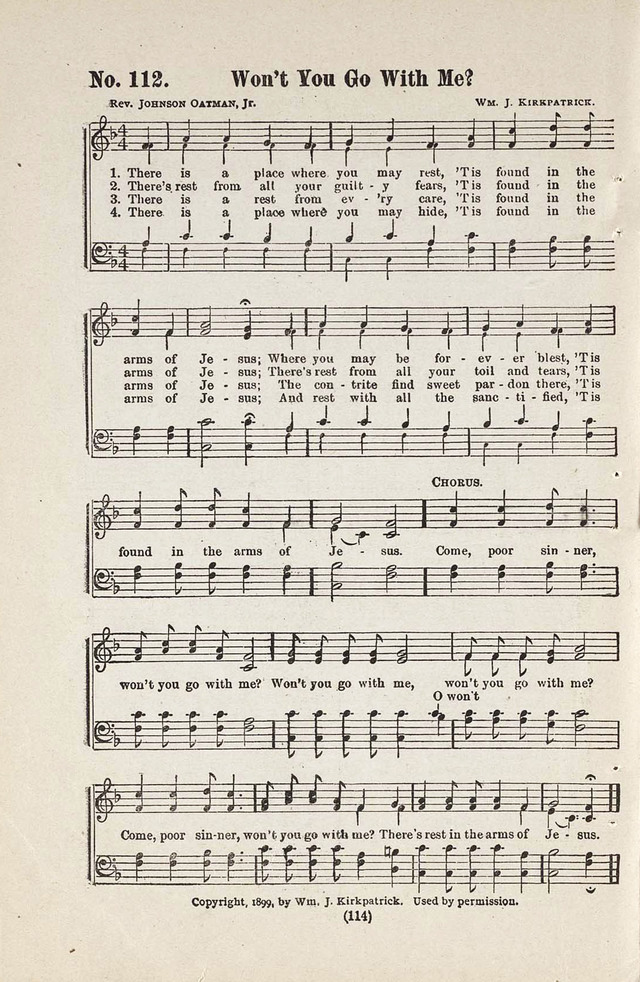 The Joy Bells of Canaan or Burning Bush Songs No. 2 page 112