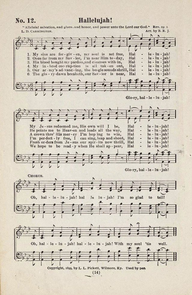 The Joy Bells of Canaan or Burning Bush Songs No. 2 page 12