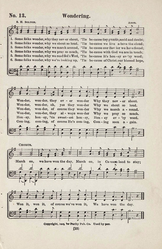 The Joy Bells of Canaan or Burning Bush Songs No. 2 page 13