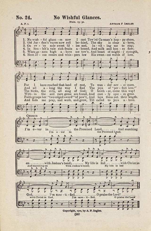 The Joy Bells of Canaan or Burning Bush Songs No. 2 page 24