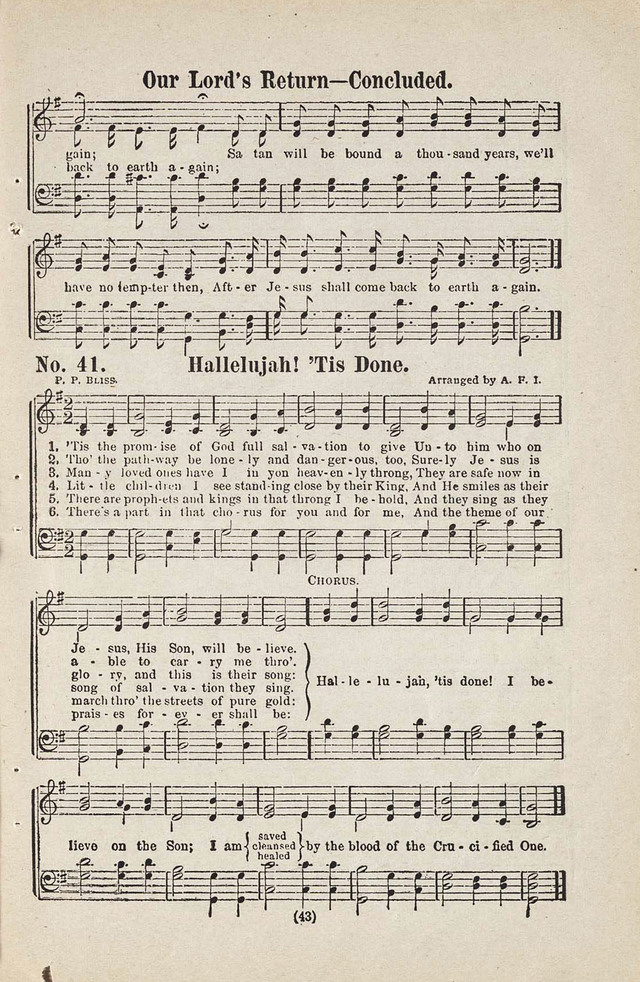 The Joy Bells of Canaan or Burning Bush Songs No. 2 page 41
