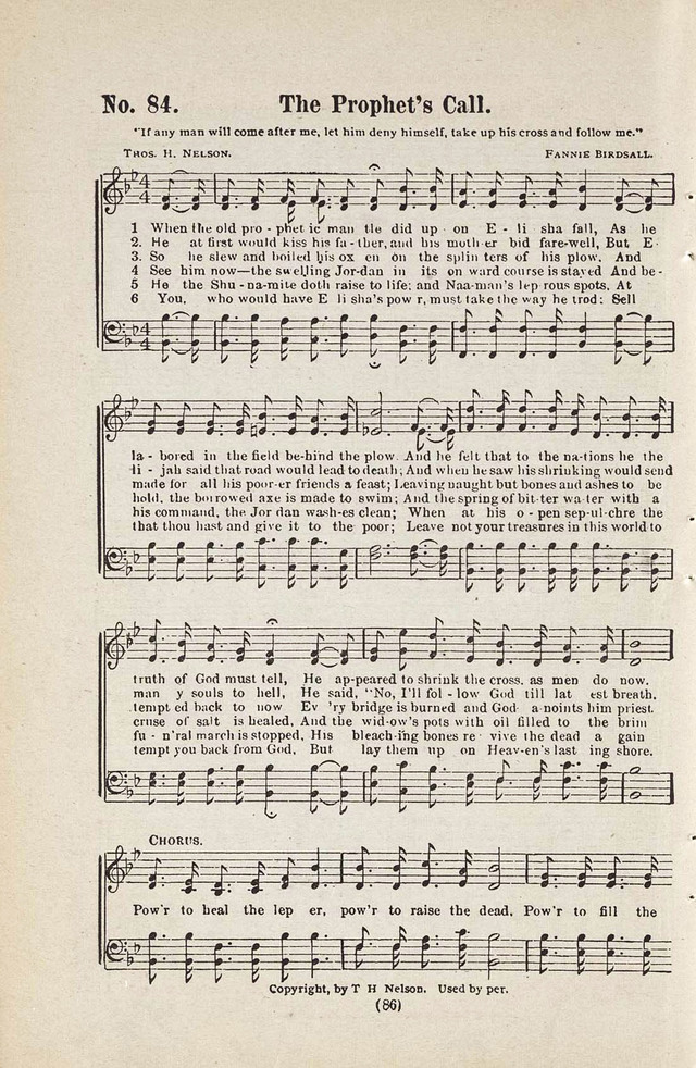 The Joy Bells of Canaan or Burning Bush Songs No. 2 page 84