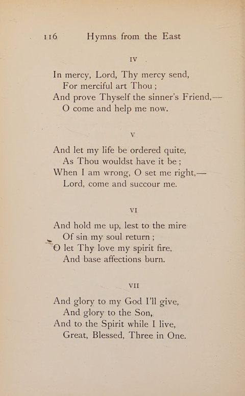 Hymns from the East page 116