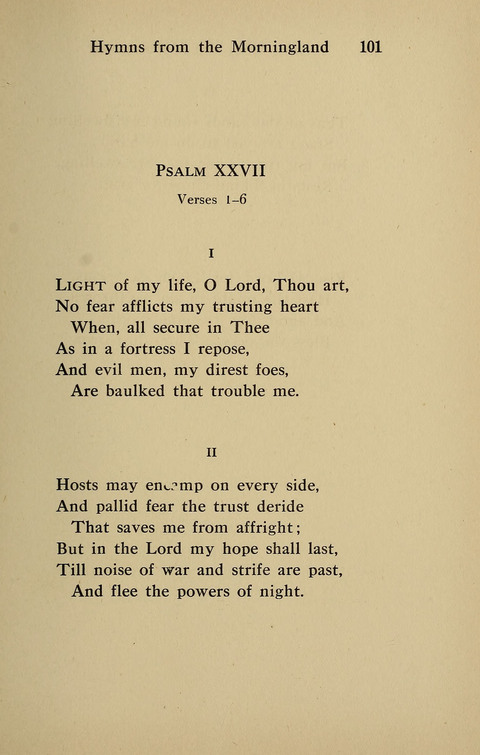 Hymns from the Morningland page 100