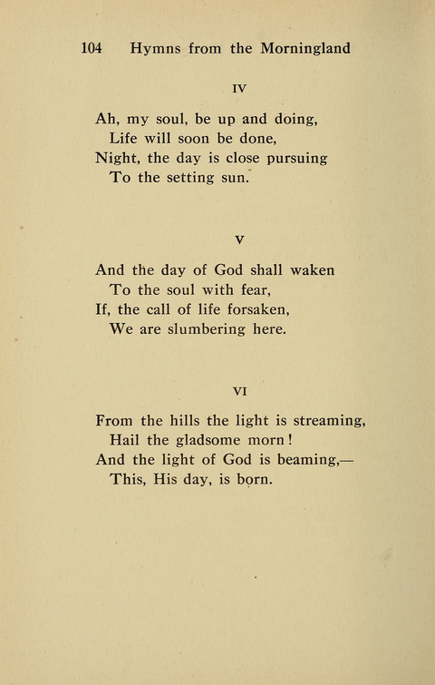 Hymns from the Morningland page 103