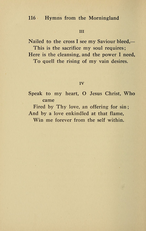 Hymns from the Morningland page 115