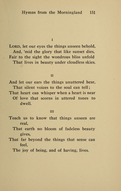 Hymns from the Morningland page 150