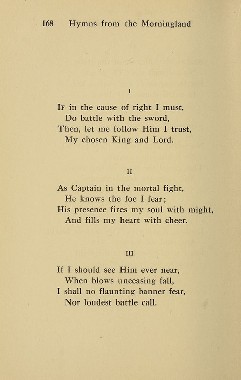 Hymns from the Morningland page 167