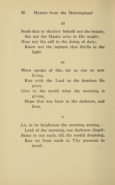 Hymns from the Morningland page 49