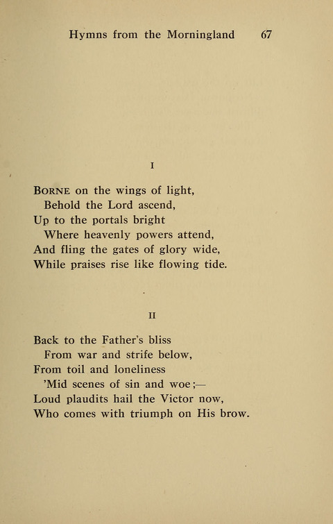 Hymns from the Morningland page 66