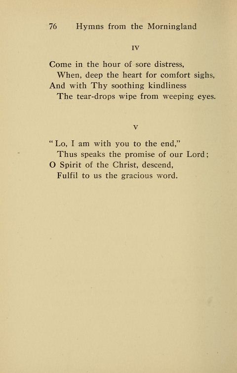 Hymns from the Morningland page 75