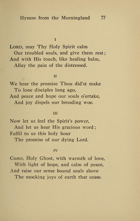 Hymns from the Morningland page 76