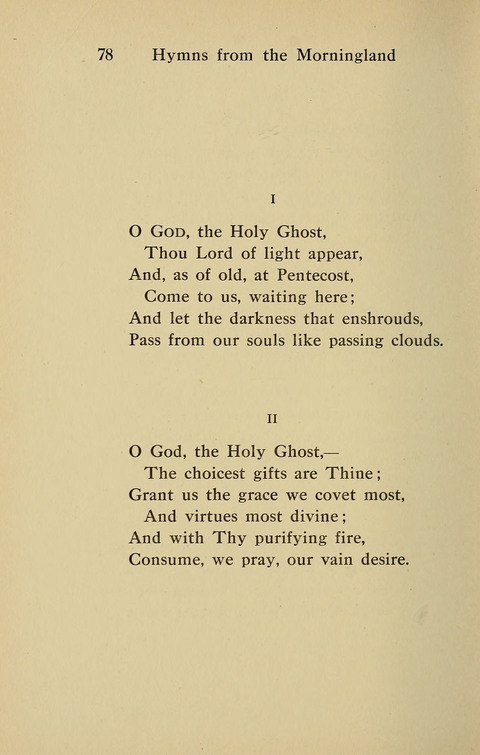 Hymns from the Morningland page 77