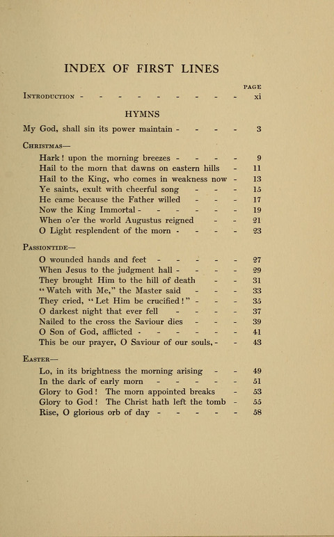 Hymns from the Morningland page xi