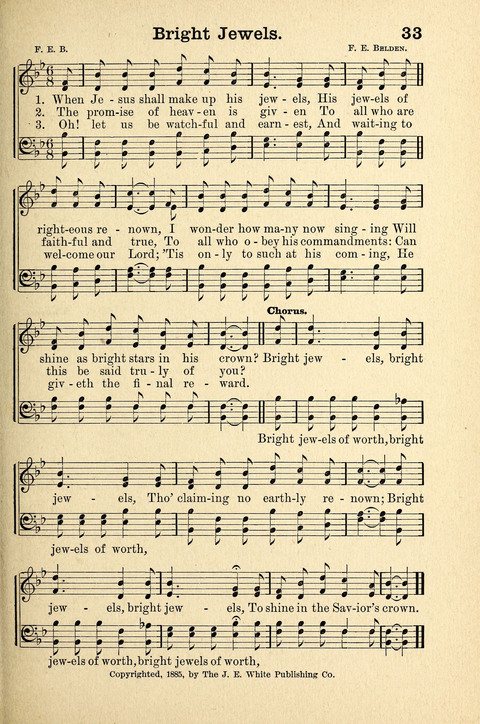 The Joy Bells of Heaven: for the Sabbath School, regligions revivals and general church work page 33