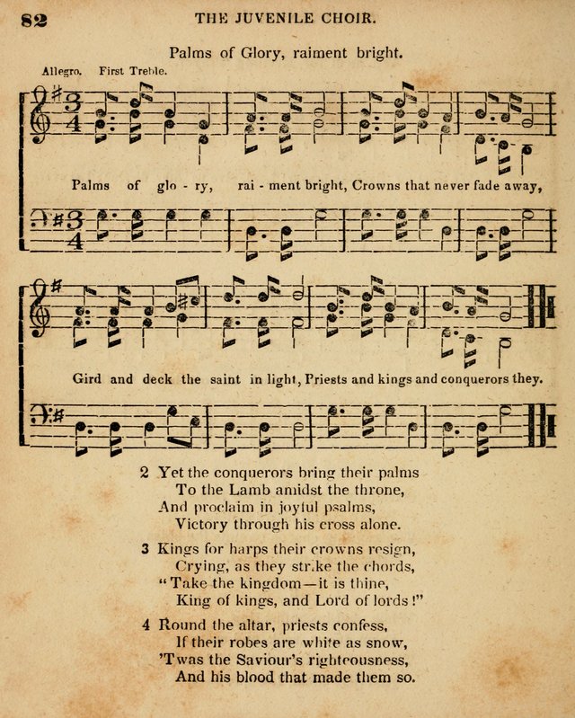 Juvenile Choir: for the use of Sabbath Schools, Bible Classes and the social circle page 82