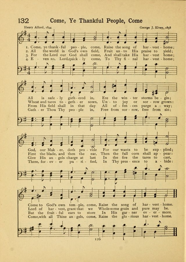 Junior Carols: a collection of sacred songs for Junior Societies, Sunday Schools, the Home Circle page 126