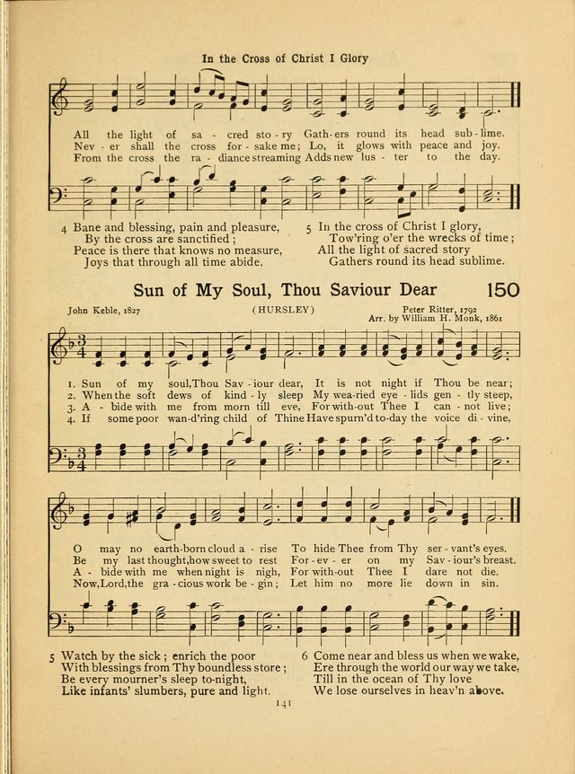 Junior Carols: a collection of sacred songs for Junior Societies, Sunday Schools, the Home Circle page 141