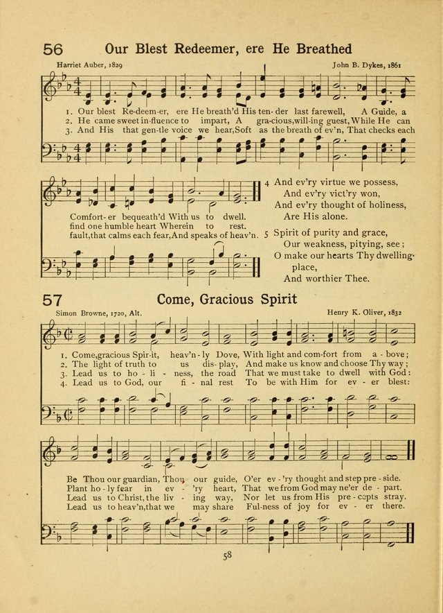 Junior Carols: a collection of sacred songs for Junior Societies, Sunday Schools, the Home Circle page 58