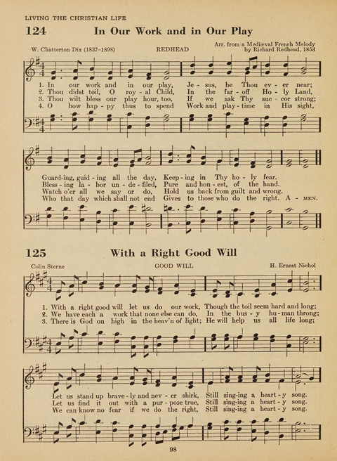 Junior Church School Hymnal: for use in the junior section of the church school, in the home, and in junior congragations (Teacher