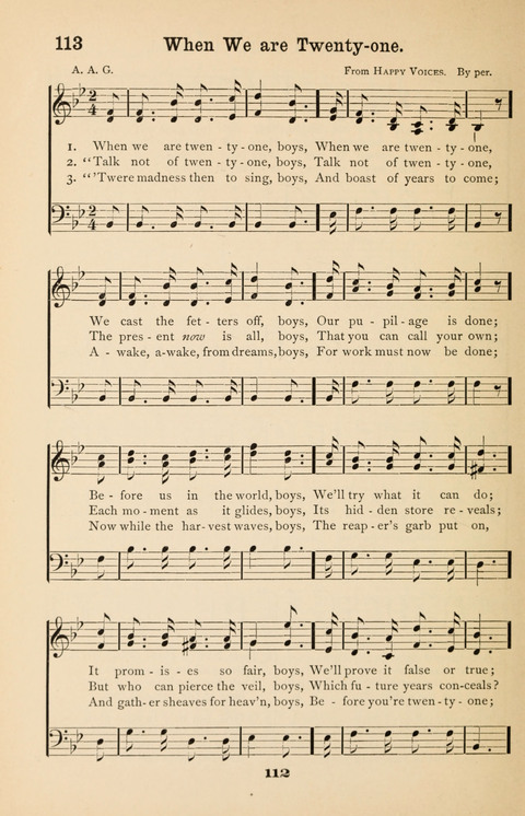 The Junior Hymnal page 112