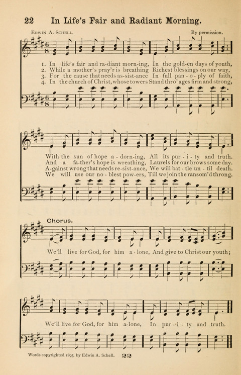 The Junior Hymnal page 22