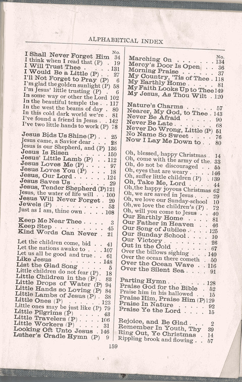 Junior Hymns page 157