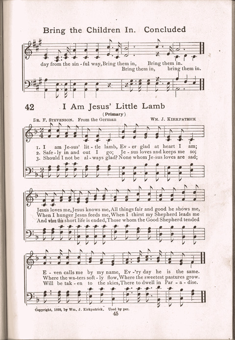 Junior Hymns page 43