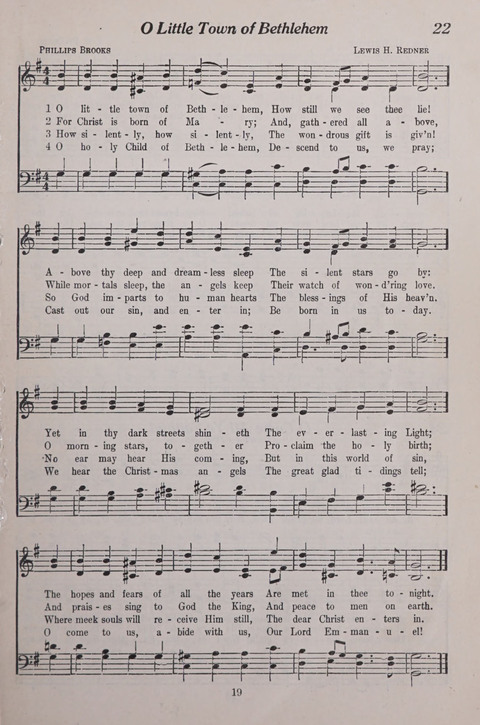 The Junior Hymnal page 19